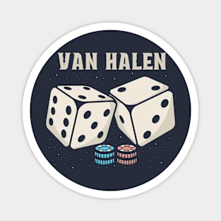 Van Halen Dice Magnet